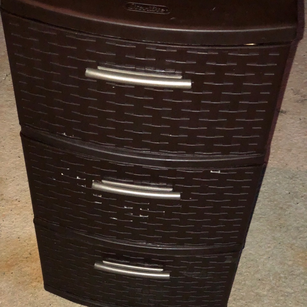 Drawers with 3 compartments